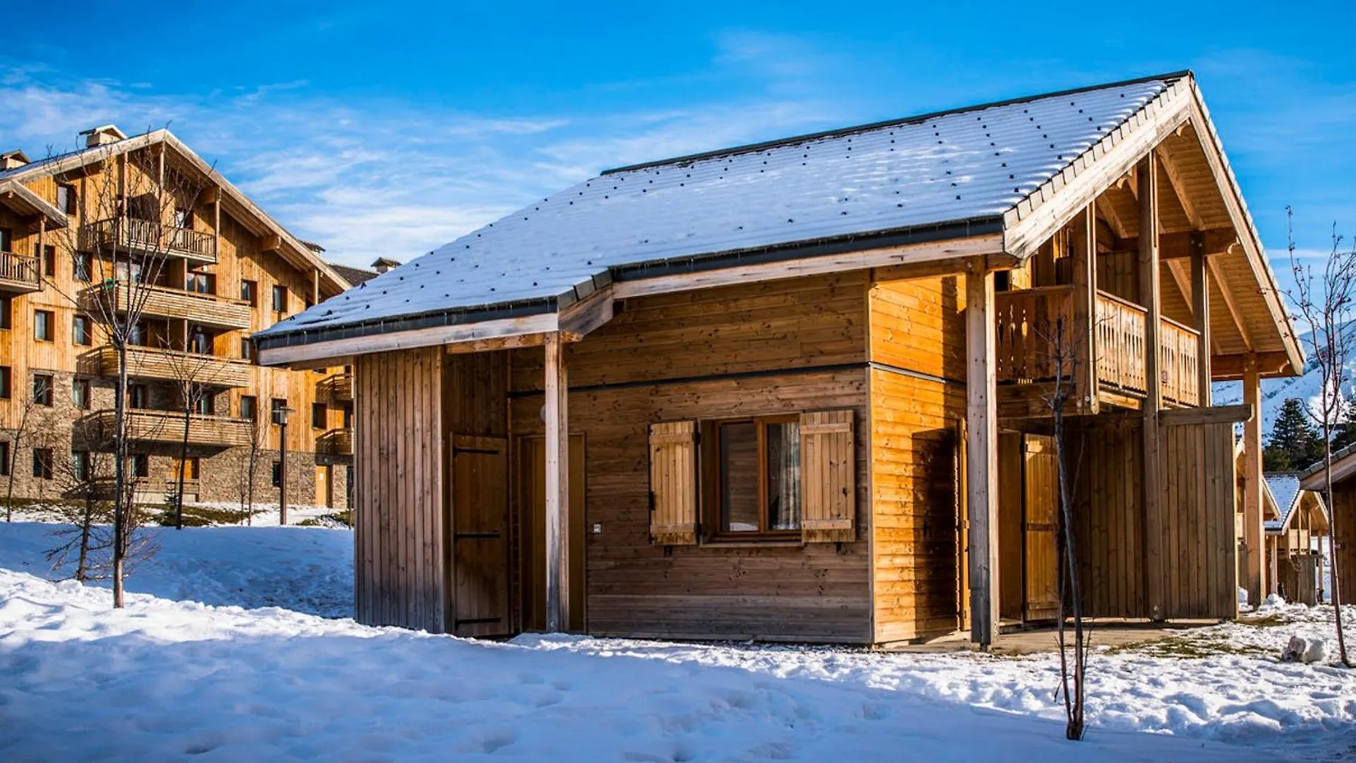 Charmante Residence Avec Piscine Chauffee A 300M Des Pistes - 4 Pieces Pour 8 Personnes A Superdevoluy - Fr-1-504-431 Апартаменты